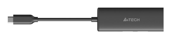 Разветвитель USB-C A4Tech DST-40C 2порт. серый Разветвитель USB-C A4Tech DST-40C 2порт. серый