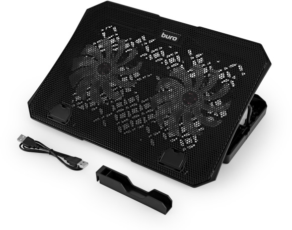 Подставка для ноутбука Buro BU-LCP150-B213 15"335x265x22мм 74.35дБ 1xUSB 2x 140ммFAN 480г металлическая сетка/пластик черный Подставка для ноутбука Buro BU-LCP150-B213 15"335x265x22мм 74.35дБ 1xUSB 2x 140ммFAN 480г металлическая сетка/пластик черный