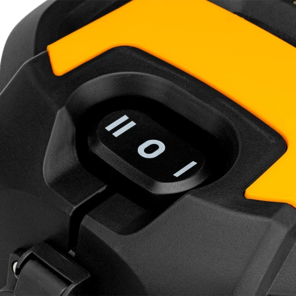 Строительный пылесос Denzel RVC20 1400Вт (уборка: сухая/сбор воды/выдув) желтый