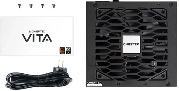 Блок питания Chieftec ATX 650W Vita BPX-650-S Gen.5 Half mod 80+ bronze (20+4pin) APFC 120mm fan 6xSATA RTL