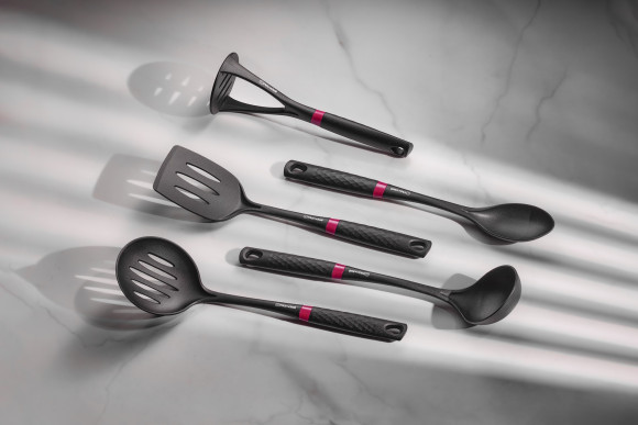 Набор аксессуаров Rondell Handy RD-1750 черный/красный наб.:5предм. упак.:подарочная коробка