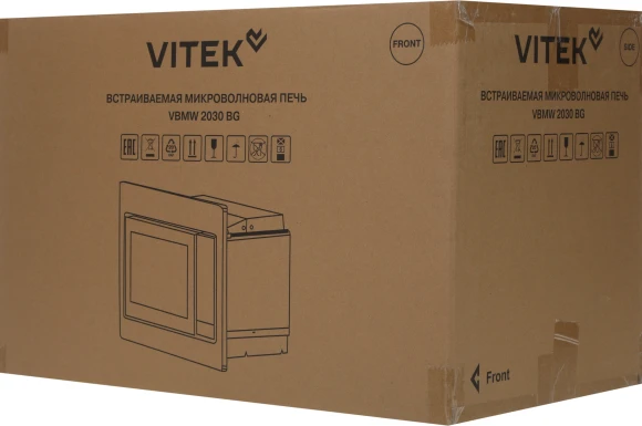 Микроволновая печь Vitek VBMW 2030 BG 20л. 700Вт черный (встраиваемая) Микроволновая печь Vitek VBMW 2030 BG 20л. 700Вт черный (встраиваемая)