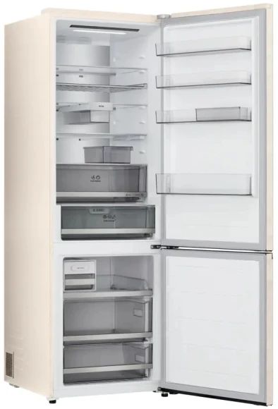 Холодильник LG GC-B640FEKM 2-хкамерн. бежевый инвертер