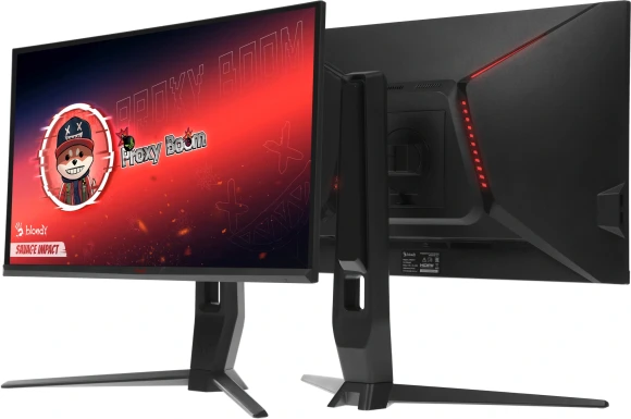 Монитор Bloody 24.5" MN251F серый IPS LED 1ms 16:9 HDMI M/M матовая HAS Piv 320cd 178гр/178гр 1920x1080 200Hz G-Sync DP FHD USB 4.3кг