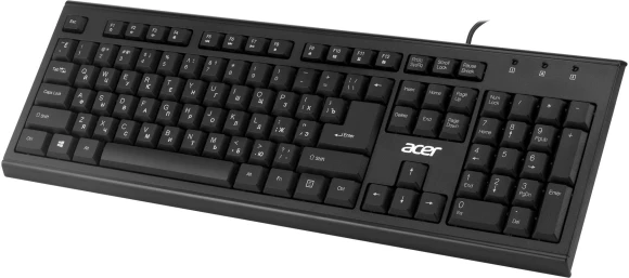 Клавиатура Acer OKW120 черный USB Multimedia (ZL.KBDEE.006)
