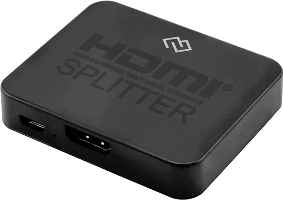 Сплиттер аудио-видео Digma DHSP-v1.4x2PS HDMI (f)/2хHDMI (f) черный Сплиттер аудио-видео Digma DHSP-v1.4x2PS HDMI (f)/2хHDMI (f) черный