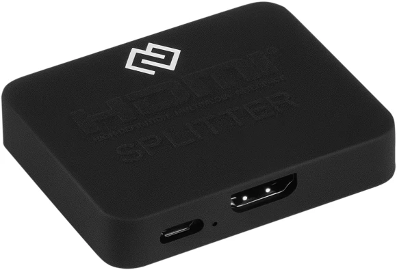 Сплиттер аудио-видео Digma DHSP-v1.4x2PS HDMI (f)/2хHDMI (f) черный Сплиттер аудио-видео Digma DHSP-v1.4x2PS HDMI (f)/2хHDMI (f) черный