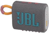 Колонка порт. JBL GO 3 серый 4.2W 1.0 BT 10м (JBLGO3GRY)