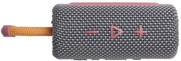 Колонка порт. JBL GO 3 серый 4.2W 1.0 BT 10м (JBLGO3GRY)