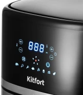 Чайник электрический Kitfort КТ-6140-2 1.7л. 2200Вт белый/салатовый корпус: стекло/пластик