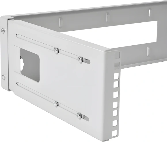 Кронштейн телекоммуникационный ЦМО КНО-М-3U настен. 3U 19" 450мм нагр.:15кг серый (упак.:1шт)