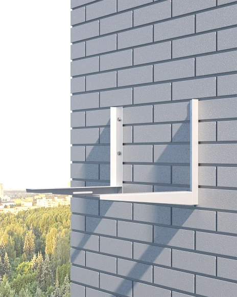 Кронштейн для кондиционера Holder ACM-01-W белый макс.100кг настенный Кронштейн для кондиционера Holder ACM-01-W белый макс.100кг настенный