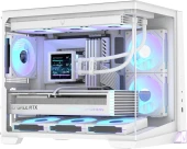 Корпус Formula Crystal Z4M белый без БП mATX 9x120mm 1xUSB3.0 audio bott PSU