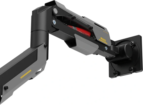 Кронштейн для мониторов Ultramounts UM743BG черный/серый 24"-57" макс.30кг крепление к столешнице поворот и наклон