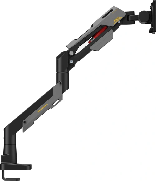 Кронштейн для мониторов Ultramounts UM743BG черный/серый 24"-57" макс.30кг крепление к столешнице поворот и наклон