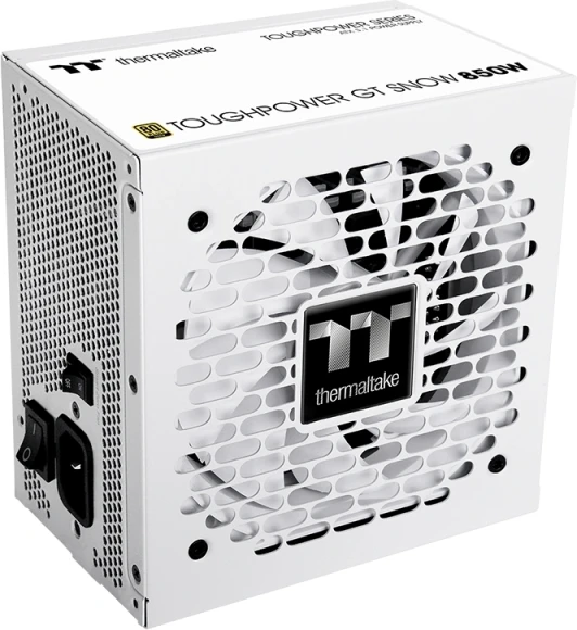 Блок питания Thermaltake ATX 850W Toughpower GT Gen.5 SNOW 80+ gold 24pin APFC 120mm fan 6xSATA Cab Manag RTL Блок питания Thermaltake ATX 850W Toughpower GT Gen.5 SNOW 80+ gold 24pin APFC 120mm fan 6xSATA Cab Manag RTL