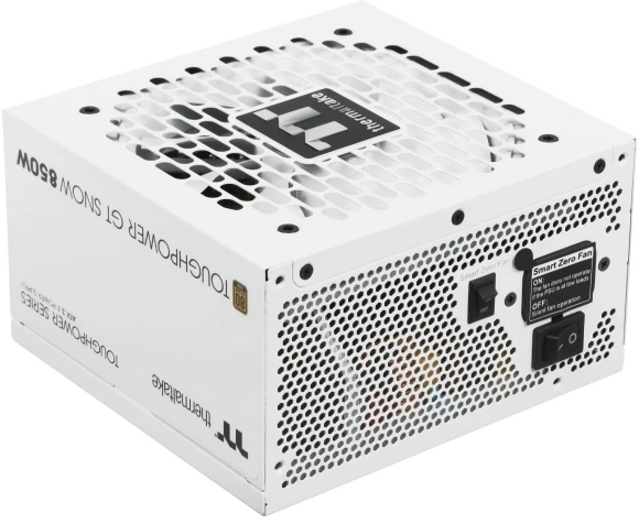 Блок питания Thermaltake ATX 850W Toughpower GT Gen.5 SNOW 80+ gold 24pin APFC 120mm fan 6xSATA Cab Manag RTL Блок питания Thermaltake ATX 850W Toughpower GT Gen.5 SNOW 80+ gold 24pin APFC 120mm fan 6xSATA Cab Manag RTL