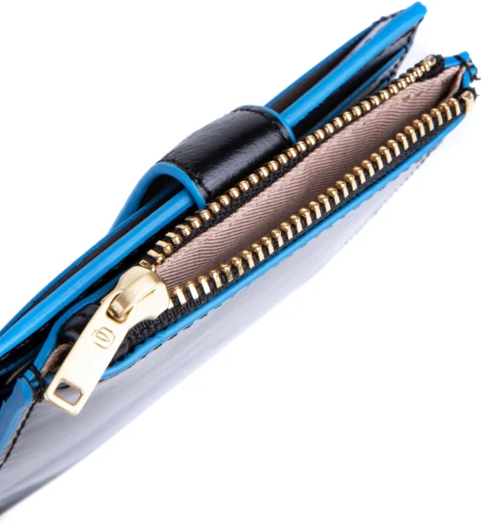 Чехол для кредитных карт Piquadro Blue Square PP6843B2R/N черный натур.кожа