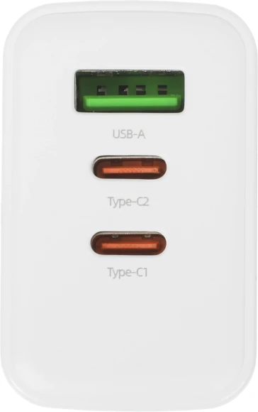 Сетевое зар./устр. Hoco C126A Pure power PD40W three-port(2C1A) charger(EU 40W 3A (PD+QC) универсальное белый Сетевое зар./устр. Hoco C126A Pure power PD40W three-port(2C1A) charger(EU 40W 3A (PD+QC) универсальное белый