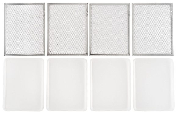 Сушка для фруктов и овощей Hyundai HYFD-1204 8под. 400Вт черный