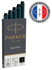 Картридж Parker Quink Ink Z11 (1950382) черные чернила для ручек перьевых (5шт) Картридж Parker Quink Ink Z11 (1950382) черные чернила для ручек перьевых (5шт)