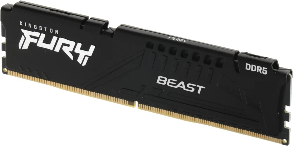 Память DDR5 2x32GB 5600MHz Kingston KF556C40BB2K2-64 Fury Beast Black RTL PC5-44800 CL40 DIMM 288-pin 1.25В dual rank с радиатором Ret