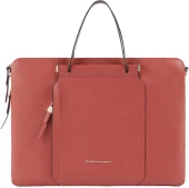 Деловая сумка женская Piquadro Circle CA4021W92/AZ3 с отделением для ноутбука 15.6" голубая натур.кожа