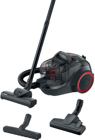 Пылесос Bosch BGS21POW2 2000Вт черный/красный