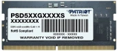 Память DDR5 8GB 5600MHz Patriot PSD58G560041S Signature Line RTL PC5-44800 CL46 SO-DIMM 262-pin 1.1В single rank Ret