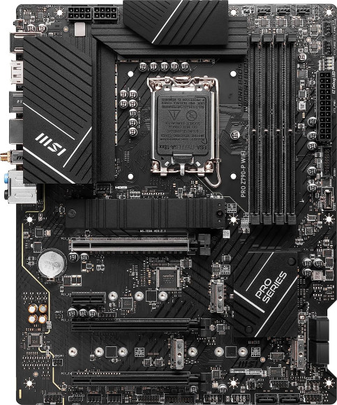 Материнская плата MSI PRO Z790-P WIFI Soc-1700 Intel Z790 4xDDR5 ATX AC`97 8ch(7.1) 2.5Gg RAID+HDMI+DP