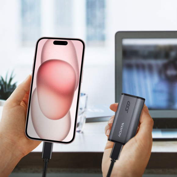 Накопитель SSD A-Data USB-C 2TB AELI-SE880-2TCGY SE880 2.5" серый Накопитель SSD A-Data USB-C 2TB AELI-SE880-2TCGY SE880 2.5" серый