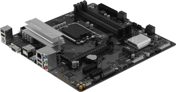 Материнская плата Gigabyte B760M D3HP DDR4 Soc-1700 Intel B760 4xDDR4 mATX AC`97 8ch(7.1) GbLAN RAID+VGA+HDMI+DP