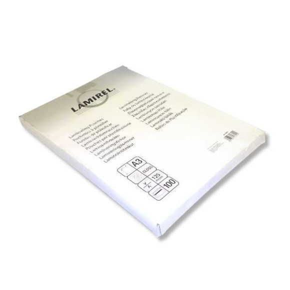 Пленка для ламинирования Fellowes 125мкм (100шт) глянцевая 54x86мм Lamirel (LA-78665)