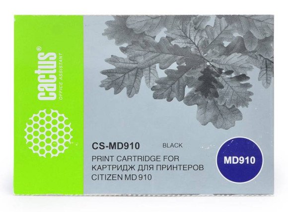Картридж матричный Cactus CS-MD910 4x0.2 черный для Citizen CITIZEN-IR910/IDP-3110-24X/DP-3111/DM910