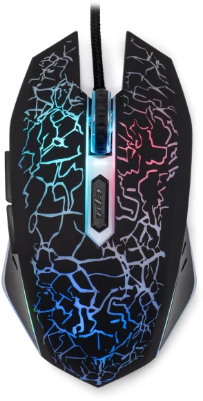 Мышь Оклик 896G черный оптическая 12800dpi USB для ноутбука 5but (1431690)