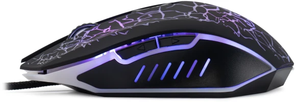 Мышь Оклик 896G черный оптическая 12800dpi USB для ноутбука 5but (1431690)