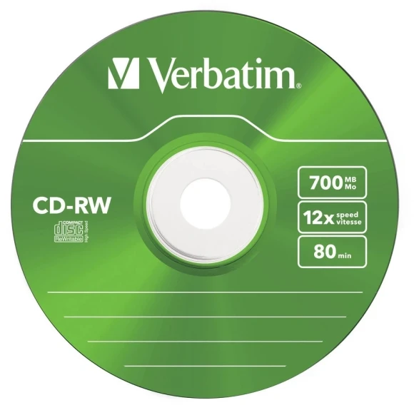 Диск CD-RW Verbatim 700Mb 12x Slim case (5шт) Color (43167) Диск CD-RW Verbatim 700Mb 12x Slim case (5шт) Color (43167)