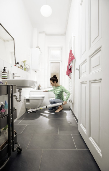 Электрошвабра Karcher EWM 2 белый/серый Электрошвабра Karcher EWM 2 белый/серый