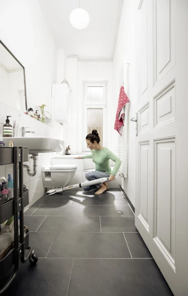 Электрошвабра Karcher EWM 2 белый/серый Электрошвабра Karcher EWM 2 белый/серый