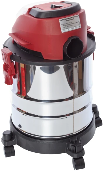 Строительный пылесос RedVerg RD-VC18/U 400Вт (уборка: сухая/сбор воды) черный