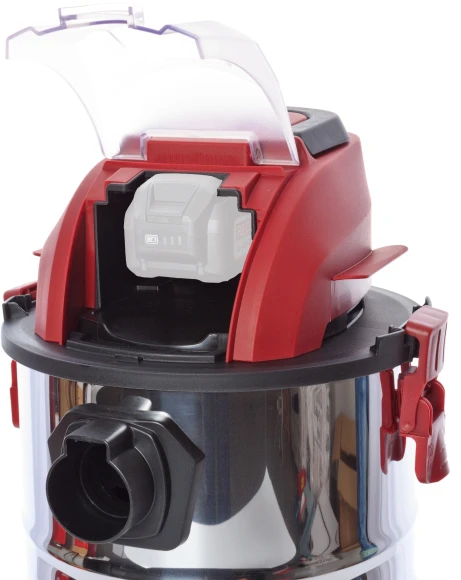 Строительный пылесос RedVerg RD-VC18/U 400Вт (уборка: сухая/сбор воды) черный