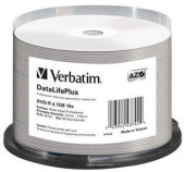 Диск DVD-R Verbatim 4.7Gb 16x Cake Box (50шт) Printable (43744) Диск DVD-R Verbatim 4.7Gb 16x Cake Box (50шт) Printable (43744)