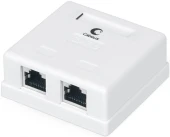 Розетка Cabeus WS-6P4C-TEL-1 телеф. RJ12 1 бел.