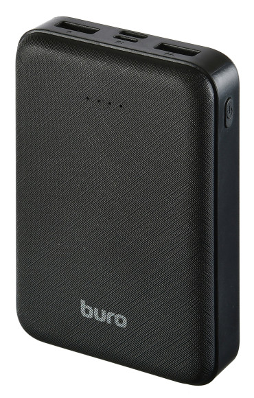 Мобильный аккумулятор Buro T4-10000 10000mAh 10W 2A 2xUSB-A черный (T4-10000-BK) Мобильный аккумулятор Buro T4-10000 10000mAh 10W 2A 2xUSB-A черный (T4-10000-BK)