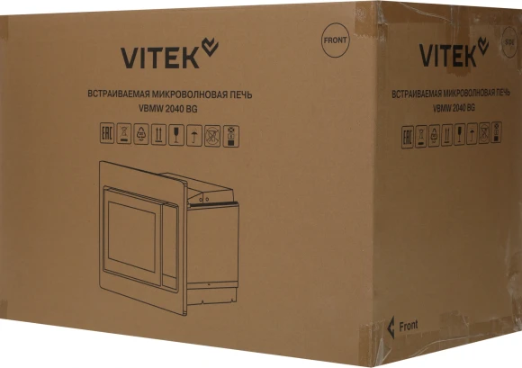 Микроволновая печь Vitek VBMW 2040 BG 20л. 700Вт черный (встраиваемая) Микроволновая печь Vitek VBMW 2040 BG 20л. 700Вт черный (встраиваемая)