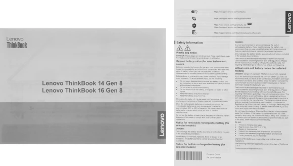 Ноутбук Lenovo Thinkbook 14 G8 IRL Core 7 240H 16Gb SSD512Gb Intel Graphics 14" IPS WUXGA (1920x1200) Windows 11 Pro grey WiFi BT Cam (21SG000MAU)