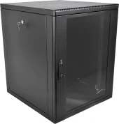 Шкаф коммутационный ЦМО (ШРН-М-12.500-9005) настенный 12U 600x520мм пер.дв.стекл 130кг черный 456мм 21.6кг 180град. 610мм IP20 сталь Шкаф коммутационный ЦМО (ШРН-М-12.500-9005) настенный 12U 600x520мм пер.дв.стекл 130кг черный 456мм 21.6кг 180град. 610мм IP20 сталь