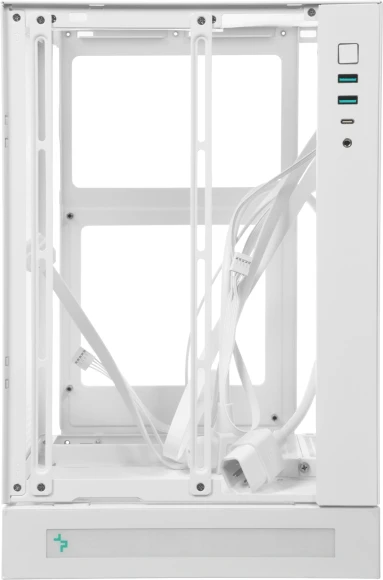 Корпус Deepcool CH170 Digital белый без БП miniITX 6x120mm 2xUSB3.0 audio bott PSU