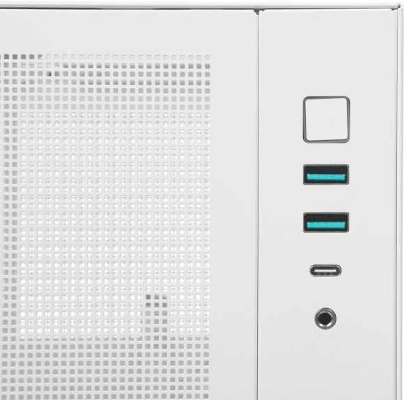 Корпус Deepcool CH170 Digital белый без БП miniITX 6x120mm 2xUSB3.0 audio bott PSU