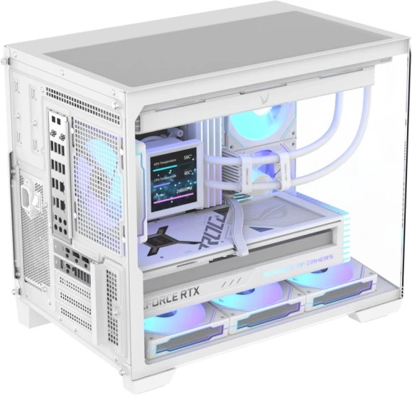 Корпус Formula Crystal Z4M Plus белый без БП mATX 3x120mm 1xUSB3.0 audio bott PSU